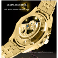 New Arrival FORSINING 167 Men Automatic Mechanical Watch Stainless Steel Water Resistant Skeleton Men Wrist Watches